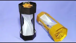 Origami HOURGLASS. Origami room decor. Ideas for birthday gifts and room decorations.