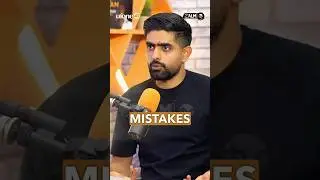 Babar Azam: "The sooner you learn from mistakes, the quicker you'll overcome them.”#BabarAzam #short