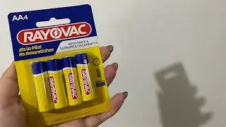 Pilha RAYOVAC, de Zinco Comum Amarelinhas , AA ( ONDE COMPRAR?)