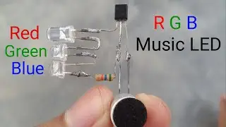 RGB music LED reactive with BC547 Transistor | Music LED Circuit | Electro Fever