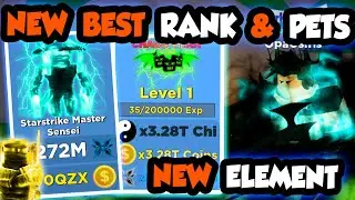 BUYING THE *NEW* BEST RANK & WEAPONS!! NEW OP ELEMENT & PETS!! | - Roblox Ninja Legends