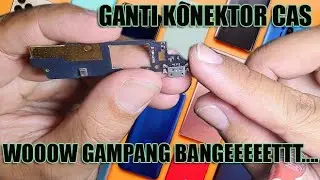 CARA GANTI KONEKTOR CAS HP micro Usb