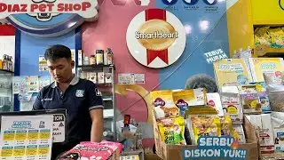 VLOG BORONG KEBUTUHAN ANABUL KE DIAZ PETSHOP