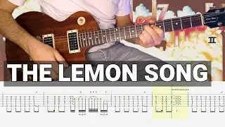 Led Zeppelin The Lemon Song Guitar Tab Cover Lesson Tutorial