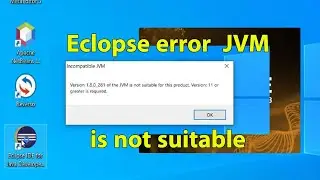 Eclopse error JVM Is Not Suitabl