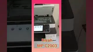 Pemeriksaan kondisi mesin fotocopy warna Ricoh MP C2003 Rekondisi