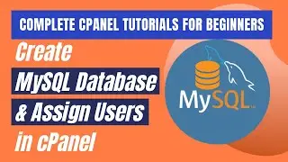 ✌️How to create MySQL Databases & Users in cPanel | PhpMyAdmin Databases and Users from cPanel🤟