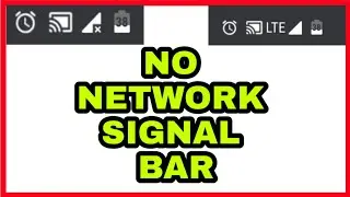 Cara Nak Fix No Network Signal Bar