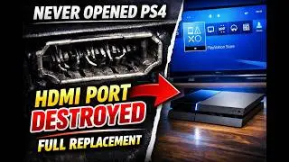 PS4 No Signal Fix Replacing a Mangled HDMI Port – Never Opened Before!!!