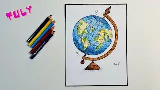 A Easy Trick To Drawing A Globe