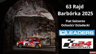 63 Rajd Barbórka 2025  Rafał Ochocki/ Maciej Dziadecki Fiat Seicento