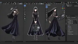 How to make Anime girl in 7 days in Blender