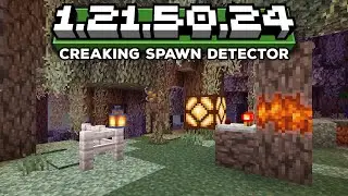 CREAKING SPAWNING DETECTOR - Update Minecraft Beta/Preview 1.21.50.24!