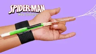 Working 100% How To Make Spiderman Web Shooter With Pen | How To Make Web Shooter With Pen