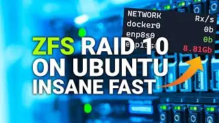 How to set up ZFS RAID 10 (Mirror VDEVS) on Ubuntu 20.04 - UP TO 9 GIGABIT/S TRANSFER SPEED