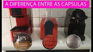 Diferença entre as capsulas Três Corações, DELTA Q e Nespresso. (Construção)