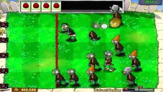 Plants vs. Zombies Mini-Games - Wall-Nut Bowling