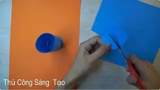 Hướng Dẫn Làm Một Chiếc Hộp Đựng Bút Mini Màu Xanh | Thủ Công Sáng Tạo