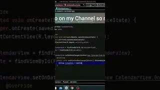 Calendar View - Make Calendar View in Android Studio.