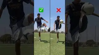 لف القدم حول الكرة بطريقة صحيحة ✅⚽️🔥