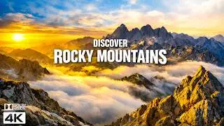 Rocky Mountains (4K UHD) Amazing Beautiful Nature Scenery - Travel Nature | 4K Planet Earth
