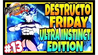 DBFZ Destructo Friday #13 UI Goku Edition - DRAGON BALL FIGHTERZ SEASON 3 UI Goku Gameplay
