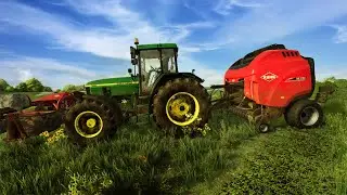 Bales, Lots of Bales - Elm Creek - Farming Simulator 22 - Ep 5