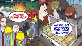 I was working 30 days in a row as a security guard... [Manga Dub]