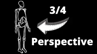 How to Draw the Skeleton in a 3/4 Perspective