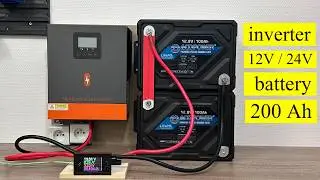how to install 12V/24V inverter a home solar energy storage system, ACOPower Li-Cube