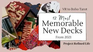 12 Most Memorable New Decks from 2021 VR to Boho Tarot #memorablenewdecksfrom2021