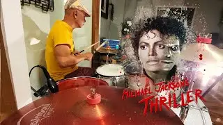 Michael Jackson - Thriller (AI Yacht rock) - Drum Cover