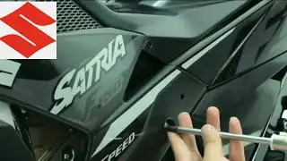 CARA MELEPAS COVER BODY SUZUKI SATRIA FUFI 150