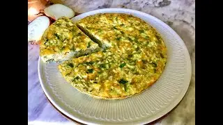 ПП пирог с луком и сыром