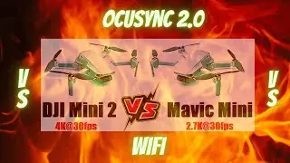 DJI Mavic Mini 1 VS DJI Mini 2 /// WIFI VS OCUSYNC 2.0