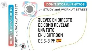 Jueves en directo: Revelar un foto en lightroom.