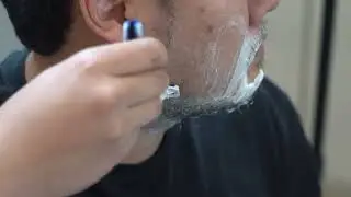 7년만에 수염 면도하다  ASMR