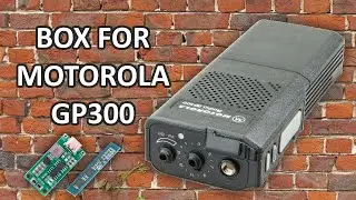 Кейс аккумуляторов 18650 на радиостанцию Motorola GP300 с зарядкой от Type-C.