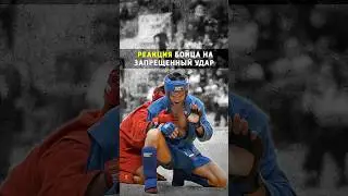 Реакция на запрещенный удар  Так могут только настоящие мужчины в самбо #shorts