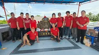 Peresmian Makam Kakek Setiadi Hadinata,SH.,MM.  MKn Di Kuburan Pusara Bagansiapapi-Rohil Riau
