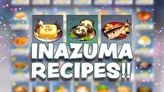 Cooking Inazuma Recipes ( Sayu, Kujou sara & Kazuha special dishes ) + How to get - Genshin Impact