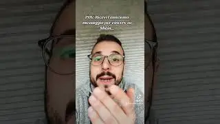 E basta cu sti messaggi ri vinciti, nessuno niente vi regala 😂😂😂
