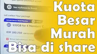 Kuota besar murah pengganti By.U UNLIMITED cocok untuk wifi❗❗❗