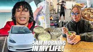 5AM MORNING IN MY LIFE 🎧☁️ | developing a new routine, staying disciplined