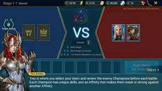 RAID shadow legends gameplay