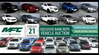 MFC Bank Repo Vehicle Auction, 21 Feb 2018