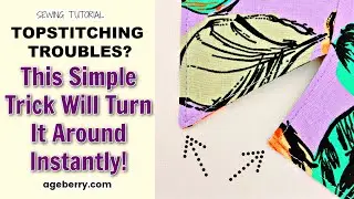 Topstitching Troubles? This Simple Trick Will Turn It Around Instantly!