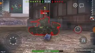 World of Tanks мобильные танки наказываю  1против 5 жесть!!!
