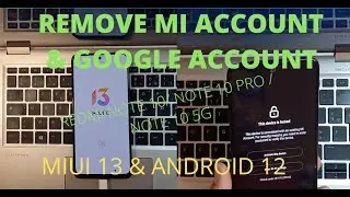 Remove mi account  miui 13 & google account Android 12 For redmi note 10/ note10 pro/ note10 5G✅