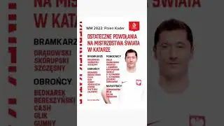 WM 2022 : Polen Kader - poland Squad World Cup 2022 #worldcup #polenkader #wmkader #polenwm2022